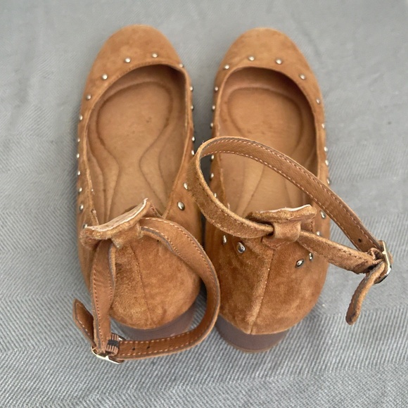 Montana Mary Jane women's shoes camel color suede size 8m - Picture 9 of 15